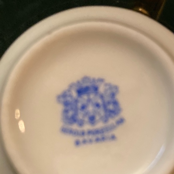 Ebingen/Wttbg Gerold porcelain Demitasse cup and saucer - Picture 4 of 5